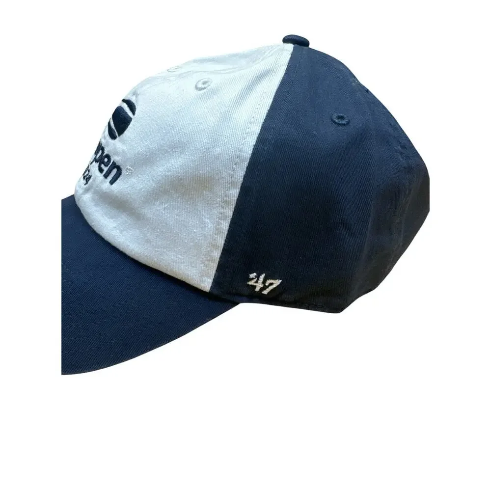 New 2024 US Open Tennis Blue Strapback Adjustable '47 Mesh Hat Cap One Size